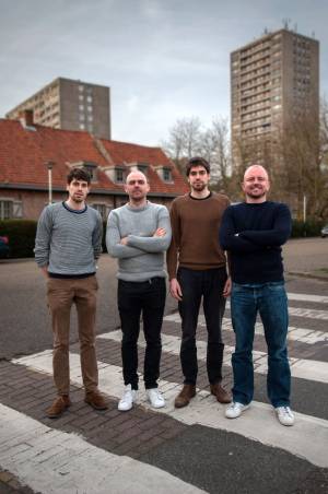Ruimteveldwerk: twin brothers Brecht and Sander van Duppen, Pieter Brosens and Pieter Cloeckaert.