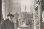 Rodin in his Museum of Antiquities at Meudon on the outskirts of Paris, about 1910. Photograph: Albert Harlingue. Image © Musée Rodin.