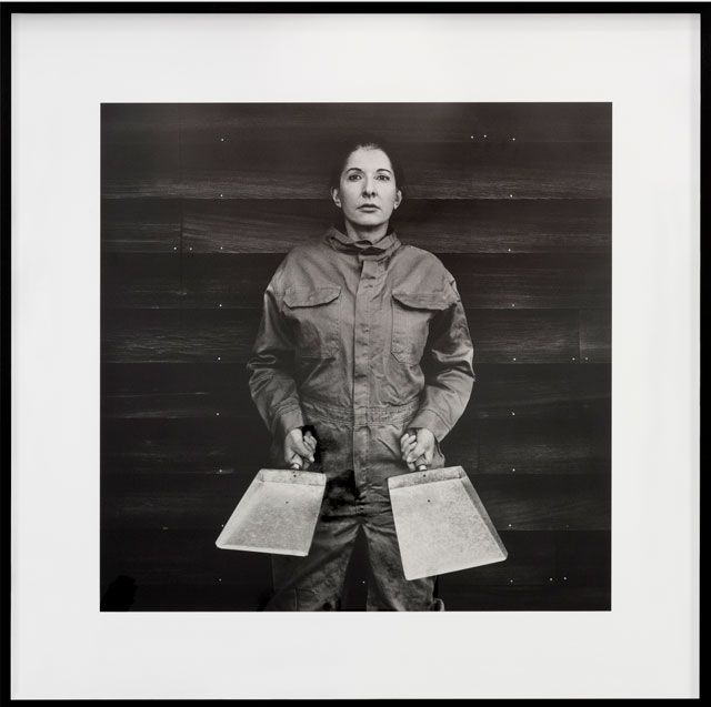 Marina Abramović. The Cleaner. Fine art pigment print on Hahnemühle paper, 139 x 139 cm. © Marina Abramović. Courtesy Lisson Gallery. Photograph: Dawn Blackman.