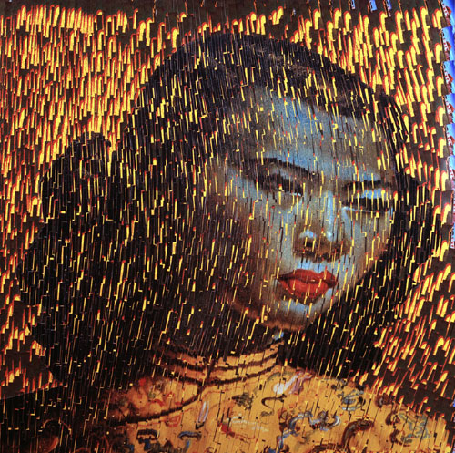 David Mach, Chinese Lady, 2004. 193 X 193 cm Collage. Image courtesy of The Red Mansion Foundation.