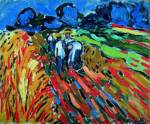 Maurice de Vlaminck. Potato Pickers, 1905-7. Oil on canvas 46 x 55.3 cm. Mr and Mrs Merzbacher, the Merzbacher Foundation and Carafe Investment Company. © ADAGP, Paris and DACS, London 2002.