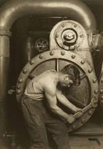 Lewis Hine. <em>Steamfitter</em>, 1920. Gelatin silver print. Howard Greenberg Gallery.