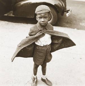 Jerome Liebling. <em>Butterfly Boy, New York</em>, 1949. Gelatin silver print. The Jewish Museum, New York, Purchase: Mimi and Barry J. Alperin Fund. © Estate of Jerome Liebling.