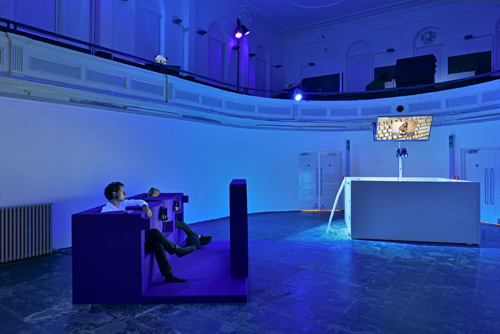 Jon Rafman. Installation view (5) at Zabludowicz Collection, London, 2015. Photograph: Thierry Bal.