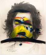 Arnulf Rainer. Face Farces: Color Stripes, 1972. © the artist. Courtesy Albertina Museum, Vienna.