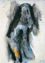 Arnulf Rainer. Supplication (Kneeling), 1973-75. © the artist. Courtesy Albertina Museum, Vienna.