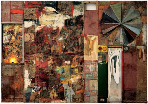 Robert Rauschenberg, <em>Charlene</em>, 1954. Stedelijk Museum, Amsterdam © Robert Rauschenberg / Adagp, Paris, 2006