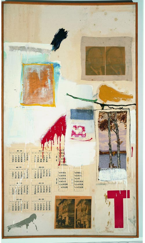 Robert Rauschenberg, <em>Factum I</em>, 1957. Musée d’Art Contemporain de Los Angeles (MOCA), Collection Panza © Robert Rauschenberg / Adagp, Paris, 2006