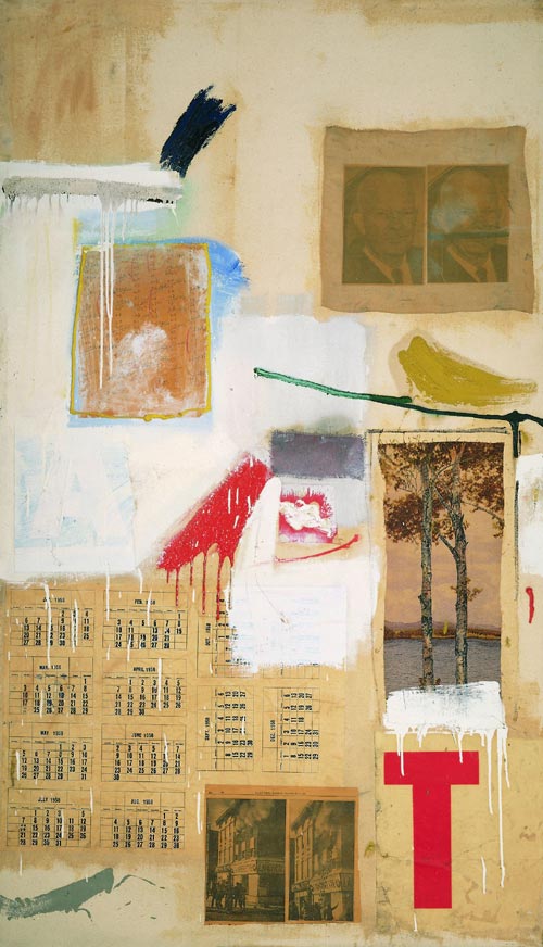 Robert Rauschenberg, <em>Factum II</em>, 1957. Musée d’Art Moderne (MoMa), New York © Robert Rauschenberg / Adagp, Paris, 2006