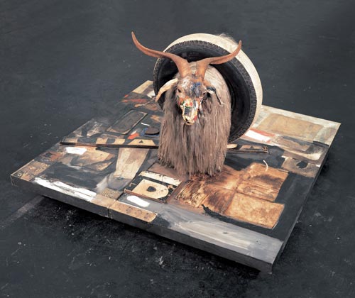 Robert Rauschenberg, <em>Monogram</em>, 1955-59. Moderna Museet, Stockholm © Robert Rauschenberg / Adagp, Paris, 2006