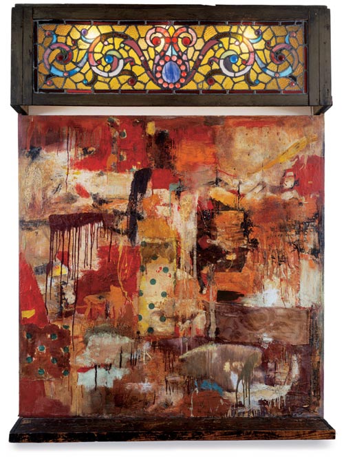 Robert Rauschenberg, <em>Untitled</em> (Stain Glass), 1954. Collection privée, Paris © Robert Rauschenberg / Adagp, Paris, 2006