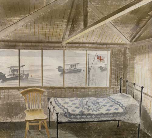 Eric Ravilious, RNAS Sick Bay, Dundee, 1941.