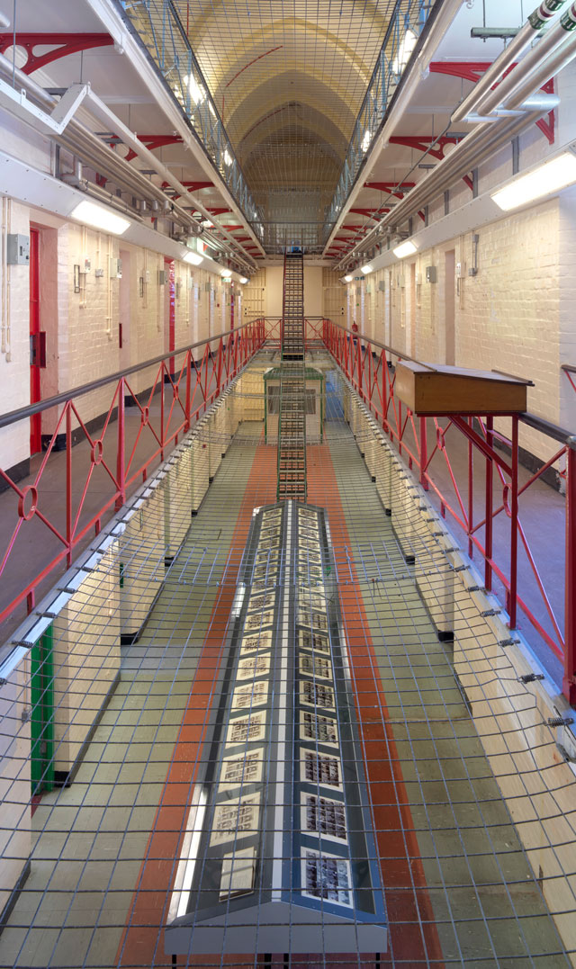 Inside: Artists and Writers in Reading Prison. Photograph: © Marcus J Leith. Courtesy of Artangel.