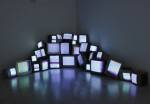 Andrew Demirjian. Morning Light, 2014. Video, TV sets, sync boxes. Dimensions variable.
