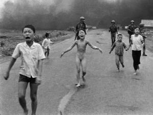 <p>Nick Ut. Taken 8 June 1972 this is the Pulitzer Prize-winning image of Phan Thi Kim Phúc, who was photographed as a nine-year-old girl fleeing a South Vietnamese napalm attack on Trang Bang village during the Vietnam War. © Nick Ut/The Associated Press.