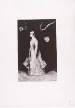 Odilon Redon. <em>The Haunting</em> 1893, published 1894. Lithograph on chine appliqué. Composition 14 5/16 x 15/16 in. Sheet: 24 13/16 x 17 11/16 in. Publisher: probably the artist, Paris printer: Leon Moncrocq, Paris Edition: proof outside the edition of 50. The Musuem of Modern Art, New York, Gift of the Ian Woodner Family Collection, 2000.