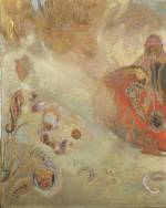 Odilon Redon. <em>Underwater Vision</em> c. 1910. Oil on canvas 36 3/4 x 29 1/4 in. The Musuem of Modern Art, New York, Gift of the Ian Woodner Family Collection, 2000.