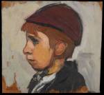 Joan Eardley. Boy’s Head. Oil on board. Government Art Collection. © Estate of the Artist. Image: Crown Copyright, UK Government Art Collection. © Estate of Joan Eardley. All Rights Reserved, DACS 2014.