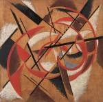 <p>Liubov Popova. <em>Spatial Force Construction</em>, 1920-21. Oil and marble dust on plywood, 112.3 x 112.5 cm. State Museum of Contemporary Art - G. Costakis Collection, Thessaloniki, Greece.