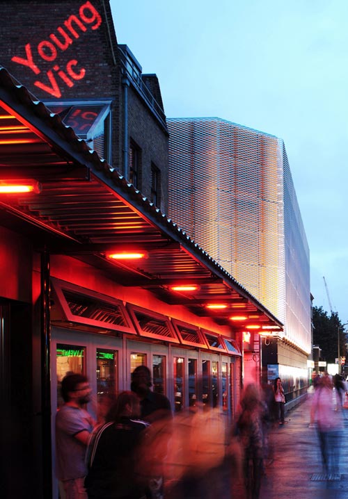 Haworth Tompkins. Young Vic Theatre, London. Photograph © Philip Vile.