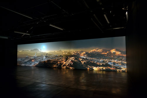 Kelly Richardson. Haunted. Installation view, Void Gallery, Derry (2). Photograph: Paola Bernardelli.