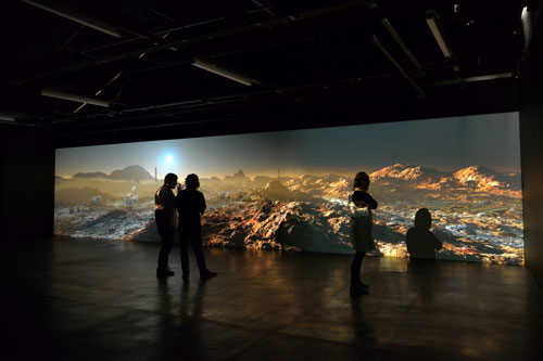 Kelly Richardson. Haunted. Installation view, Void Gallery, Derry (3). Photograph: Paola Bernardelli.