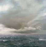 Gerhard Richter. <em>Seestück (bewölkt)</em> [<em>Seascape (Cloudy)</em>], 1969. Oil on canvas, 200 x 200 cm. Hamburger Kunsthalle, Collection Böckmann © Gerhard Richter. Photo: Museum Frieder Burda, Baden-Baden