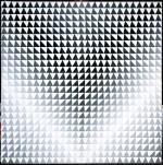 Bridget Riley.  Burn, 1964. Acrylic on linen, 56 x 56 cm. Private collection.