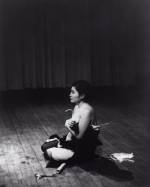 Yoko Ono. Cut Piece, 1964. Performed by the artist, 21 March 1965. Carnegie Recital Hall, New York City. Film still from Maysles Brothers. © Yoko Ono.