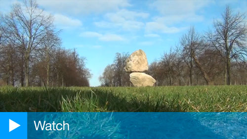 Peter Fischli, David Weiss. Rock on Top of Another Rock, 2013. Serpentine Gallery, London.