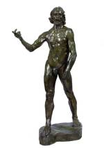 Auguste Rodin. <em>St John the Baptist</em>, 1879. Bronze 200 x 120 x 56 cm Victoria and Albert Museum, London, 601-1092. Photo © V&A Images/V&A Museum.