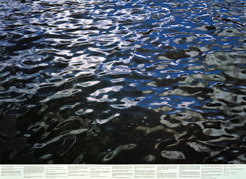 Roni Horn. Still Water (The River Thames, for Example), 1999. One of 15 offset lithographs on uncoated paper, 76.2 x 104.1 cm each. Courtesy of the artist.