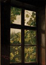 Anton Dieffenbach. 
        <em>Window in Sunlight</em>,

        1856. 
        Oil on paper, mounted on canvas,

      14⅜ x 9⅞ in. The Metropolitan Museum of Art, Purchase, Gift of Mr. and Mrs. Charles Zadok,        by exchange; Gift of William Schaus, by exchange; and Bequest of Mary Jane      Dastich, by exchange (2010.279)