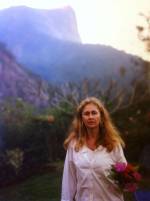 Megan Rooney's mother, Moira, in her Rio garden.