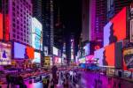 Rafaël Rozendaal. Times Square, Midnight Moment, NYC. 2015. Photography by Michael Wells. Courtesy of the artist.