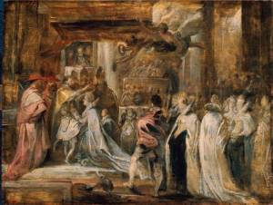 Peter Paul Rubens. Coronation of Maria de