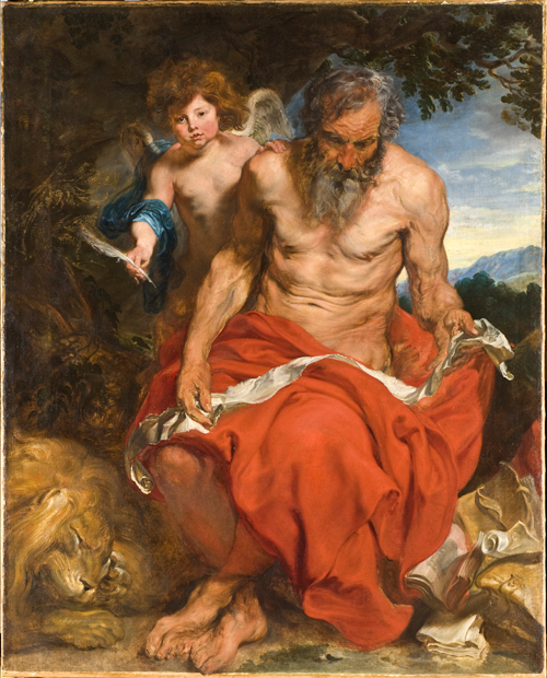 Anthony van Dyck (1599–1641).<em> St Jerome.</em> c. 1618–20. Oil on canvas, 165 x 130 cm. Museum Boijmans van Beuningen, Rotterdam; on loan from Foundation Willem van der Vorm. Photo: © Foundation Willem van der Vorm.