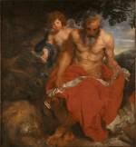 Anthony van Dyck. <em>St Jerome.</em> Oil on canvas. 167 x 154 cm. Nationalmuseum, Stockholm. Photo:<strong> </strong>© Nationalmuseum.