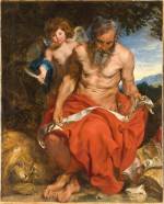 Anthony van Dyck (1599–1641).<em> St Jerome.</em> c. 1618–20. Oil on canvas, 165 x 130 cm. Museum Boijmans van Beuningen, Rotterdam; on loan from Foundation Willem van der Vorm. Photo: © Foundation Willem van der Vorm.