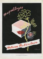 A 1949 French advertisement for complexion powder and rouge, drawn by Bernard Villemot. © 2014 Artists Rights Society (ARS), New York / ADAGP, Paris