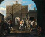 William Hogarth. <em>O the Roast Beef of Old England ('The Gate of Calais')</em>, 1748. Tate.