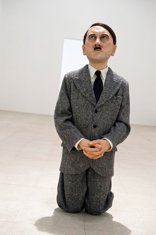 Maurizio Cattelan. Him, 2001. © the artist. Courtesy Maurizio Cattelan's Archive. Photograph: Paolo Pellion di Persano.