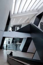 The Eli and Edythe Broad Art Museum at Michigan State University, designed by Zaha Hadid. Interior view (1).