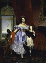 Karl Briullov. <em>Portrait of Countess Julia Samoilova</em>, 1832–34. Oil on canvas, 106 x 79 inches. Hillwood Museum and Gardens, Washington DC, Bequest of Marjorie Merriwether Post, 1973. Photo: Edward Owen.