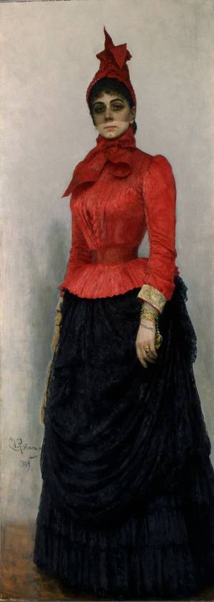 Ilia Repin. Baroness VarvaraIkskul von Hildenbandt, 1889. State Tretyakov Gallery, Moscow.