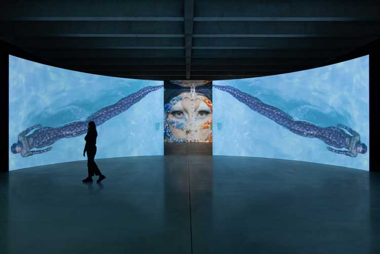 Emilija Škarnulytė, Riparia, 2023, Tate St Ives. Photo © Tate (Sonal Bakrania).