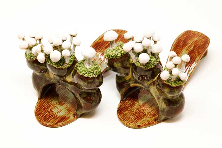 Holly Stevenson, Absolute Troopers, 2024. Ceramic: glazed stoneware. NHK Collection.