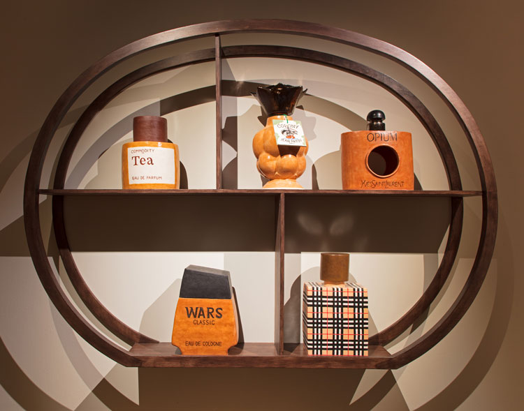 Renee So: Commodities – Sculpture and Ceramic, installation view, Compton Verney. Copyright Compton Verney and Jamie Woodley.