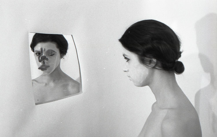 Elaine Shemilt, Doppelgänger, 1979 (detail). Photo lithograph. Image courtesy and copyright the artist.