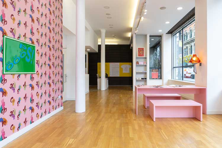Slavs and Tatars, Simurgh Self-Help, installation view, Esea Contemporary, Manchester, 2025. Photo: Jules Lister.